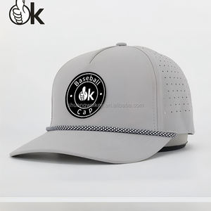 Cappello da Camionista Personalizzato all'Ingrosso Gorras Taglio Laser Cappellino da Baseball con Fori Traforati Hip Hop Unisex 5 Pannelli con Corda Sportivo da <span class=keywords><strong>Golf</strong></span> Dad Hat - Product Image 1