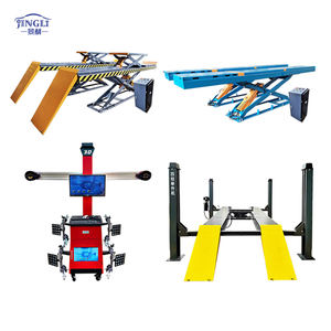Çift seviye büyük makaslı kaldırma tekerleği dört tekerlekli konumlandırma ekipmanları 3 d tekerlek hizalama makinesi - Product Image 1