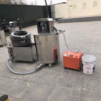 Machine à mousser le béton portable TEBAK, cuve de mélange verticale en acier inoxydable, production de béton moussant