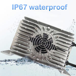 29.4V 29.2V מטען ליתיום יון 24v 40A Lifepo4 מטענים עמיד למים לקטנוע חשמלי מלגזה חשמלית עגלת גולף - Product Image 3