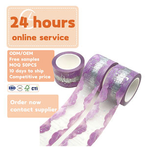 OEM Manufactory <span class=keywords><strong>Washi</strong></span> <span class=keywords><strong>Tape</strong></span> Diseño personal de papel amor y regalos - Product Image 2
