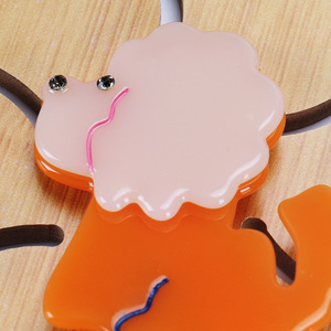 Buena originalità carine Clip per capelli per cuccioli di elefante vari colori con Splicing in acetato Design per ragazze pinza per capelli per bambini - Product Image 6