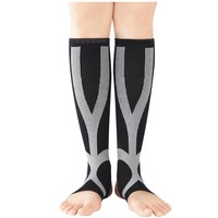 Chaussettes de décompression veineuses élastiques protège-jambes soutien de cheville de jambe de sport professionnel pour le bureau à domicile sédentaire