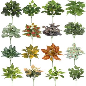 Tanaman Hias Dinding Buatan yang Laris Manis, Tanaman Plastik Daun Hijau, Tanaman Rambat Palsu untuk Dekorasi Rumah dan Pernikahan - Product Image 1