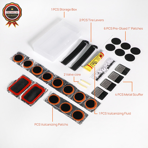 Colle de remplissage de pneu sans caoutchouc Patch froid scellant vélo vélo <span class=keywords><strong>Kit</strong></span> de réparation de pneu plat <span class=keywords><strong>vtt</strong></span> pneu intérieur sans colle adhésif Portable fœtal - Product Image 4