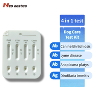 Factory Direct Sale Combo Test Kit EHR Ab LYM Ab ANA Ab CHW Ag 4 in 1 for Detection for Veterinarians Rapid Antigen Test Strip