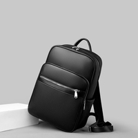 Sac à dos en cuir PU pour homme, idéal pour les affaires, les voyages, l'université et l'école