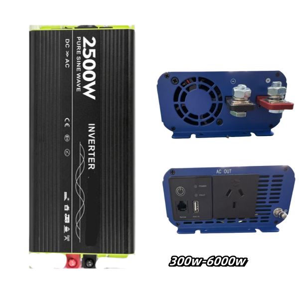 Customized Home Power Inverter 2500 Watt 12V 24V DC to AC 110V 220V Modified Sine Wave Inverter 1kw 4kw 6kw