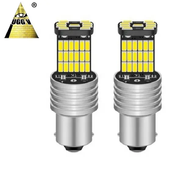 P21W BA15S 1156 LED Lâmpada Canbus BAY15D 1157 P21/5W 7443 7440 3157 Luzes de freio e freio do carro para estacionamento reverso"