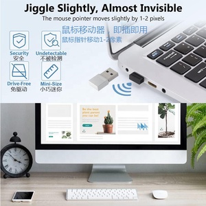 Tiny Mouse Jiggler USB Simulate Mouse Movement to Prevent the Computer From Entering Sleep Mode Mouse Jiggler - Product Image 5