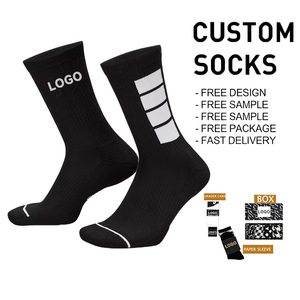 Chaussettes de basketball Elite <span class=keywords><strong>Pro</strong></span> Style, chaussettes de sport à haute amortisation et soutien du pied - Product Image 1