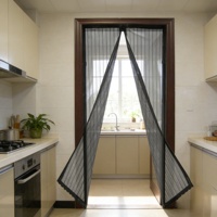 Vente en gros uniquement : Moustiquaires modernes pour appartements, anti-moustiques d'été, installation facile, rideaux magnétiques souples pour portes et fenêtres