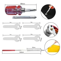 Kit d'outils pour imprimante 3D Idea Former - Ensemble d'accessoires pour l'entretien, le nettoyage, la suppression, la découpe et la finition de l'impression 3D