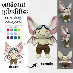 <span class=keywords><strong>Peluche</strong></span> Personalizzati: Orsetto Angelo, Enya Nova, Go <span class=keywords><strong>Sonic</strong></span>, Alphabet Lore, Capivara - Giocattolo Morbido con Fodera in Rete, Regalo di Compleanno, MOQ Basso - Product Image 2