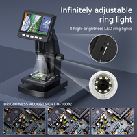 China Wholesale LCD Digital Electron Microscope 4.3-inch IPS Screen 1920x1080 Resolution 50-1000X Magnification