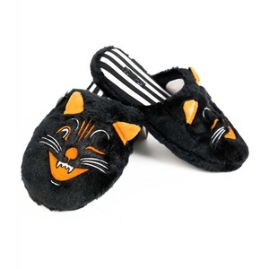 Chaussures d'intérieur chaudes <span class=keywords><strong>en</strong></span> <span class=keywords><strong>forme</strong></span> d'animal <span class=keywords><strong>en</strong></span> peluche <span class=keywords><strong>de</strong></span> dessin animé pour femmes, chaussures d'intérieur d'hiver, pantoufles antidérapantes pour <span class=keywords><strong>chat</strong></span> - Product Image 2
