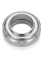 Raccord de Tuyauterie JIEXIN SMS Sanitaire en Acier Inoxydable 304 316L, Joint Forgé Poli Léger avec Rondelle en Silicone et Écrou Complet