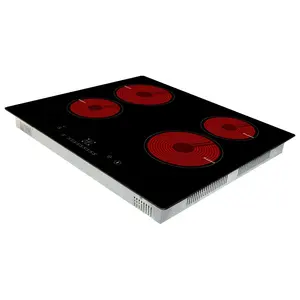 Newest design four head infrared cooker radiant infrared cooktop 4 burner ceramic cooktops hob for wholesaler trading company