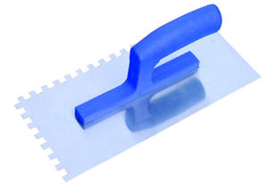Applicateur de colle en plastique à lame carrée dentelée, racloir à colle pour carrelage, qualité industrielle, poignée ergonomique, bricolage - Product Image 4