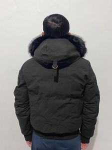 Veste <span class=keywords><strong>d</strong></span>'<span class=keywords><strong>hiver</strong></span> en duvet de haute qualité pour homme <span class=keywords><strong>Moose</strong></span>, veste matelassée à capuche, veste bomber en fourrure de renard du Canada pour homme - Product Image 2