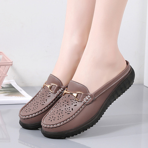 Chaussures plates pour femmes, légères, confortables, <span class=keywords><strong>tendance</strong></span>, polyvalentes, en microfibre, pour infirmières, à porter en été - Product Image 1