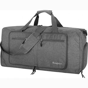 Free Sample Unisex Lightweight Portable Duffle Bag Weekend Durable Gym Tote Bags Foldable Travel Duffel Bags - Product Image 1
