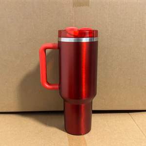 Vaso Térmico de 40 oz con Asa para Auto, Diseño Moderno, para Viajes, Regalo, Producción de Vasos - Product Image 3