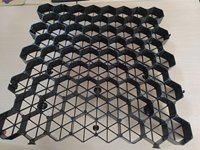 Dalles de gazon emboîtables professionnelles pour allées de jardin et usage scolaire, grille en HDPE avec surface alvéolée, 24 po x 1 po