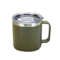 Tasse isotherme Business Premium 13oz Tasse à café sous vide à double paroi Bouteille d'eau moderne en verre sous vide d'occasion en option
