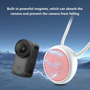 2026 Hot Picks PULUZ Supporto Magnetico Aggiornato a Sgancio Rapido con Cinghia da Collo per DJI Osmo Nano / per Insta360 Go 3 / GO 3S - Product Image 2