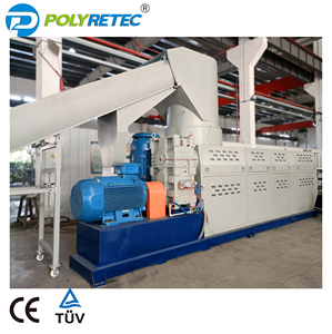 Compacteur-agglomérateur durable en fibre de polyester avec pelletiseur à refoulement d'eau <span class=keywords><strong>pour</strong></span> machine de recyclage de fibres plastiques souples - Product Image 2