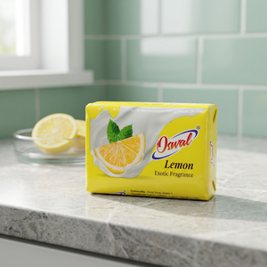 Jabón en barra Oswal Lemon con fragancia exótica para todo tipo de piel - Product Image 1