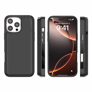 เคสชาร์จ<span class=keywords><strong>แบ</strong></span><span class=keywords><strong>ต</strong></span>เตอร์รี่รุ่นใหม่สำหรับ iPhone 16, เคสแบตเตอรี่สำรองแบบพกพาสำหรับ iPhone 16 Pro 16 PLUS 16 PRO MAX - Product Image 2