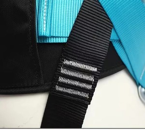 Arnés de Seguridad de Cuerpo Completo para Escalada, Nuevo Estilo, Cinco Puntos, <span class=keywords><strong>con</strong></span> <span class=keywords><strong>Dos</strong></span> Cuerdas de Seguridad, Protección Contra Caídas en Altura, Equipo de Trabajo - Product Image 3