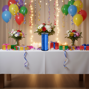 Ruban bleu foncé 91M pour décorations de fête - Product Image 3