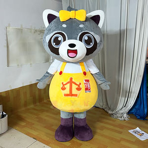 Costume de mascotte de raton laveur adulte de haute qualité, durable, confortable et parfait pour les promotions, les carnavals, les fêtes et les événements d'<span class=keywords><strong>anime</strong></span> - Product Image 1