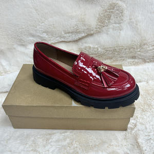 Модная классическая женская обувь в британском стиле, Маленькая кожаная обувь, новая кожаная обувь с толстой подошвой, с кисточками - Product Image 6