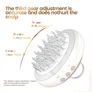 Tần số RF LED tăng trưởng tóc lược phụ nữ thời trang 3D tăng trưởng tóc lược bàn chải tóc tự-c Pet tăng trưởng tóc lược Laser