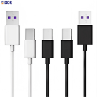 Kabel USB Tipe-C Berlapis PVC/Nylon 3A Pengisian Cepat Konduktor Tembaga Murni untuk Ponsel Komputer Kamera IOS Printer Earphone