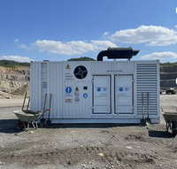 Groupe électrogène diesel conteneurisé HONGHAO HK1200GF de grande capacité 1500KVA/1625KVA/1875KVA, type conteneur, ATS diesel, 1800 tr/min, Weichai
