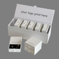 Grande boîte cadeau en carton magnétique de luxe avec logo personnalisé noir mat perruque bijoux montre boîte d'emballage en papier rigide