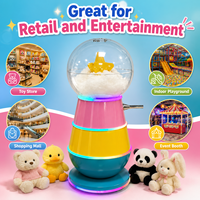 Mesin Pengisi Boneka Beruang Teddy dan Boneka Plush Harga Terjangkau dengan Lampu LED dan Musik, Buat Beruangmu Sendiri untuk Taman Bermain Dalam Ruangan
