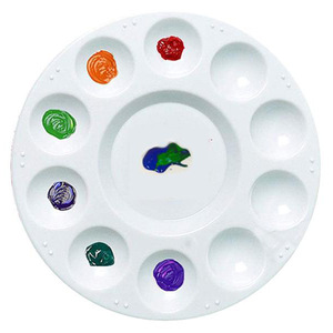 Enfants Amateur Peintres Art <span class=keywords><strong>Palette</strong></span> Peinture 10 Puits Acrylique Huile Aquarelle Blanc Peinture <span class=keywords><strong>Palette</strong></span> En Plastique Artiste Peinture <span class=keywords><strong>Palette</strong></span> - Product Image 5