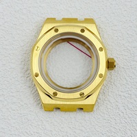 Hochwertiges 42MM Edelstahl-AP-Zubehörgehäuse mit Saphirglas für NH35/36 Uhrwerk und 31,8mm Zifferblatt