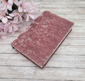 Protège-cahier personnalisé en velours extensible <span class=keywords><strong>bleu</strong></span> <span class=keywords><strong>marine</strong></span>, lavable et réutilisable, pour carnet et agenda - Product Image 5