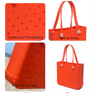 Sac de plage Colefa de qualité fiable, imperméable, pour les <span class=keywords><strong>vacances</strong></span> à la piscine, sac de plage familial en silicone, écologique, durable, sac fourre-tout en EVA - Product Image 2