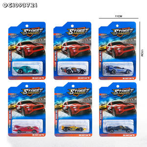 6가지 스타일 맞춤형 서비스 프리휠 장난감 1:64 스케일 다이캐스트 레이싱 합금 자동차 모델 키트 소년 선물용 - Product Image 6