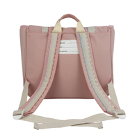 Mochila Escolar Taslon con Logotipo Personalizado, Bolsillo Frontal Estructurado y Etiqueta para Nombre - Mochila Infantil Resistente al Agua con Asa Superior