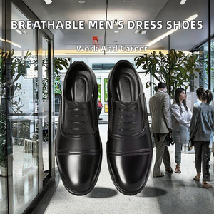 Chaussures Homme Nouvelle Collection Hiver Été Printemps – Style Décontracté et Habillé en Cuir PU Respirant à Enfiler avec Fermeture Boutonnée - Product Image 2