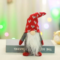 Lot de 2 Poupées en Peluche Gnome Cœur de Noël, Tomte Gonk de la Saint-Valentin, avec Chapeau Tricoté Nordique, en Tissu, Fabriqué en Chine, pour la Maison et la Table des Fêtes